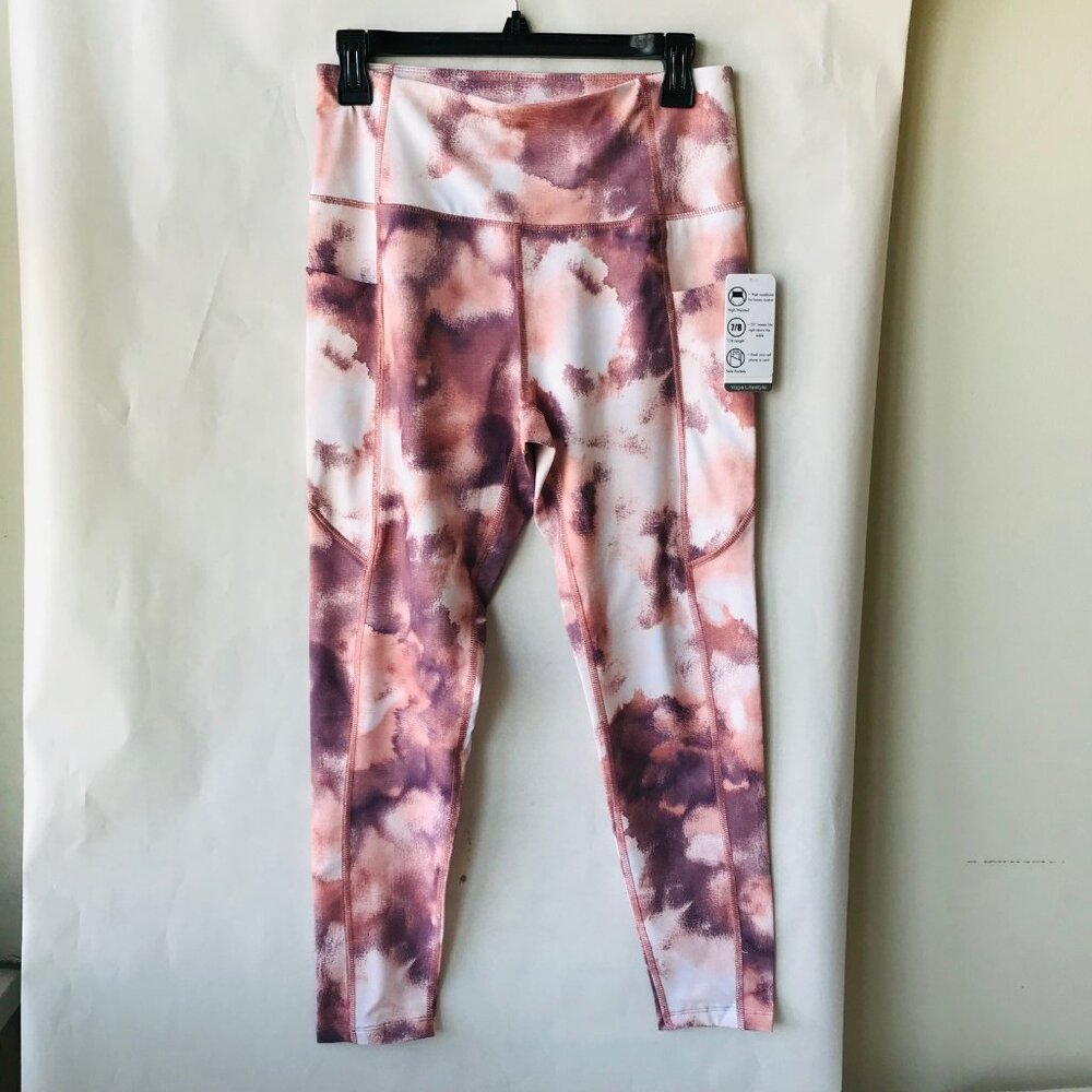Apana Women Active Pants High Waistband 7/8 Length Cell Phone Pockets Size : L - Picture 1 of 9